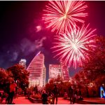 Fireworks over Austin