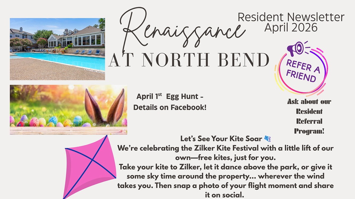 April Resident Newsletter