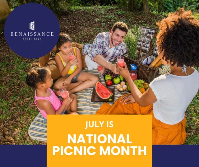 🧺Did you know July is National Picnic Month?! 🌞

There’s no better time to grab a blanket, pack your favorite snacks, and soak up the sunshine! Whether it’s on your patio, in our community grilling area, or at a nearby park, we hope you take time this month to enjoy a good old-fashioned picnic.
Show us your picnic vibes— Tag us in your picnic photos ☀️🧃🍓

#NationalPicnicMonth #CommunityLiving #PicnicVibes #SummerAtRNB