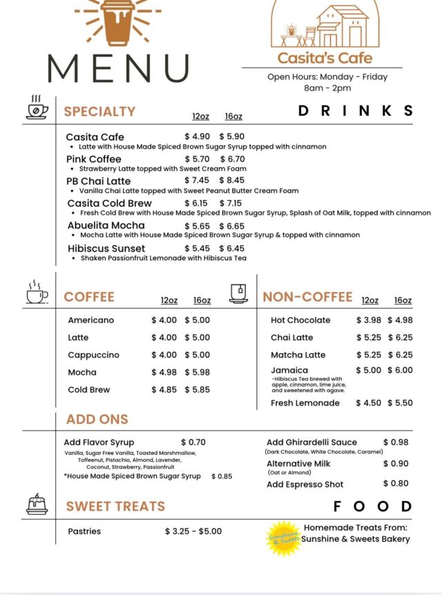 Get excited tomorrow morning Casita's Cafe will be here at Renaissance! Stop by from 10am-1pm and get an amazing cup of coffee. Remember first 5 residents will receive their coffee on us! Take a look over the menu or try one of the April specials! 🌷☕🍵 #renaissanceatnorthbend #rnb #casitascafe #coffee #rampartnersllc