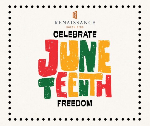 ❤️💛💚 Today, we honor freedom. We celebrate resilience. We remember history.

At Renaissance North Bend, we proudly recognize Juneteenth — a powerful reminder of liberation, unity, and progress. Let’s continue to learn, uplift, and stand together in celebration of freedom for all.

#Juneteenth #CelebrateFreedom #CommunityMatters #UnityInDiversity #Juneteenth2025