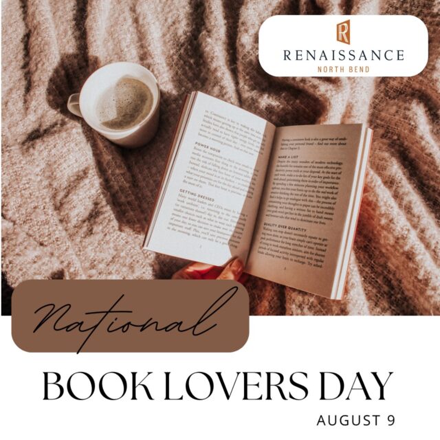 📚 Happy National Book Lovers Day!📚

Today we celebrate the magic of getting lost in a great story—whether it’s a heart-pounding mystery, an inspiring biography, or the latest bestseller from your favorite author.

At Renaissance North Bend Apartments, you’ll find the perfect spots to curl up with a book—your balcony, the resort-style poolside lounge, or a cozy nook in your home.

Looking for your next read? The Austin Public Library – North Village Branch is just a short drive away, and local coffee shops like Epoch Coffee are perfect for pairing a latte with a page-turner.

Drop your favorite book recommendation in the comments and let’s inspire each other! 📖☕

#NationalBookLoversDay #RenaissanceNorthBend #AustinApartments #ReadMore #BookLovers